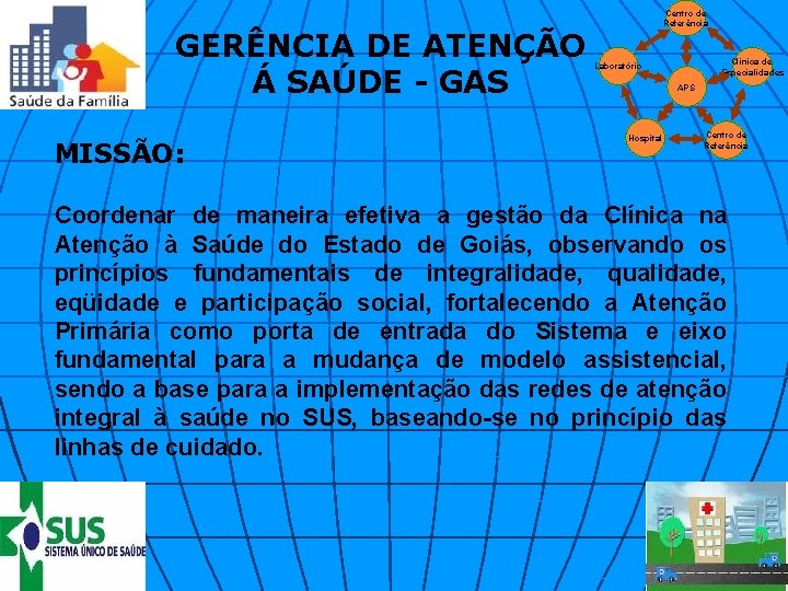 GERÊNCIA DE ATENÇÃO Á SAÚDE - GAS MISSÃO: Centro de Referência Clínica de Especialidades