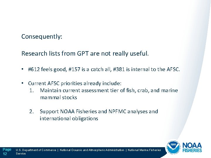 Consequently: Research lists from GPT are not really useful. • #612 feels good, #157