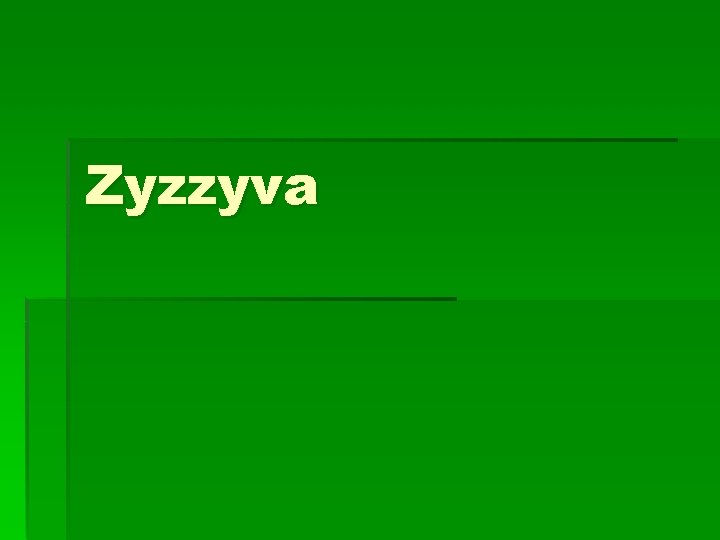 Zyzzyva 