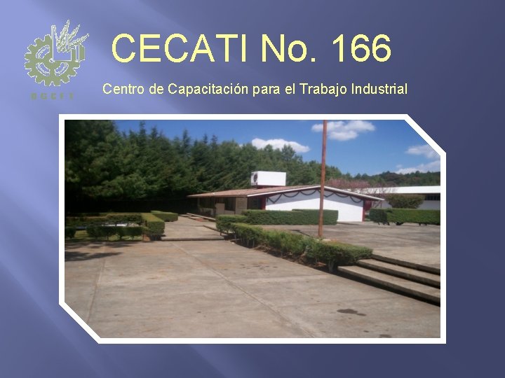 CECATI No. 166 Centro de Capacitación para el Trabajo Industrial 