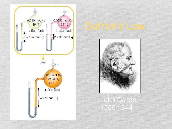 Dalton’s Law John Dalton 1766 -1844 