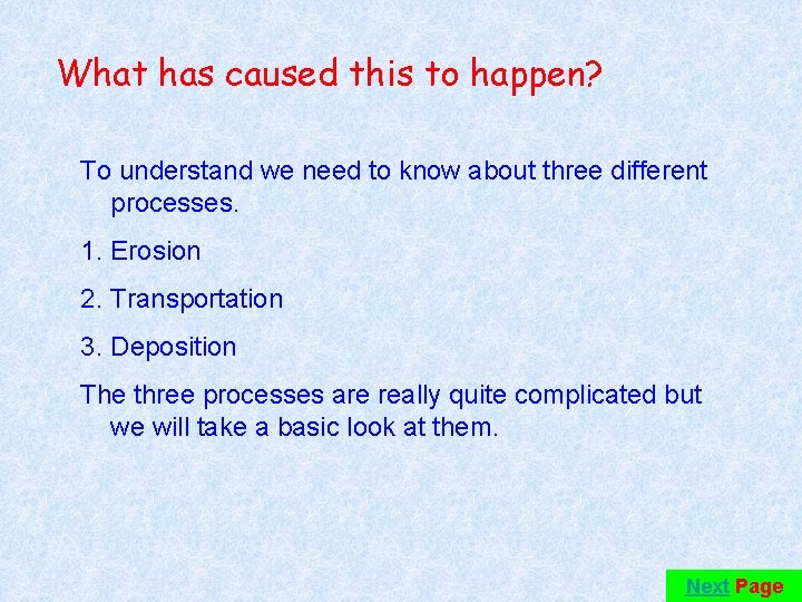 What has caused this to happen? To understand we need to know about three