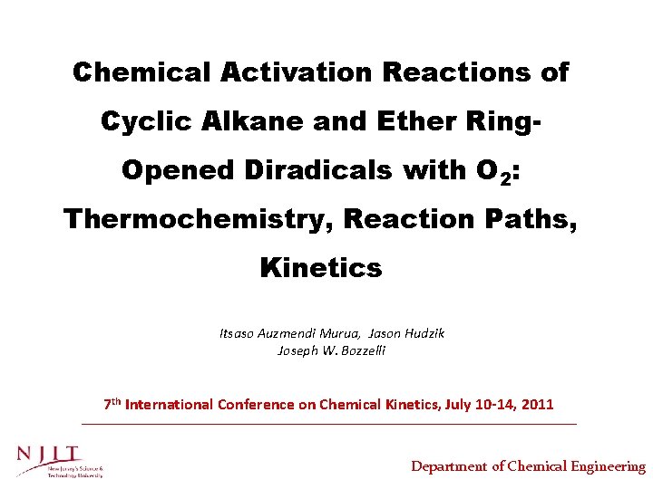 Chemical Activation Reactions of Cyclic Alkane and Ether Ring. Opened Diradicals with O 2: