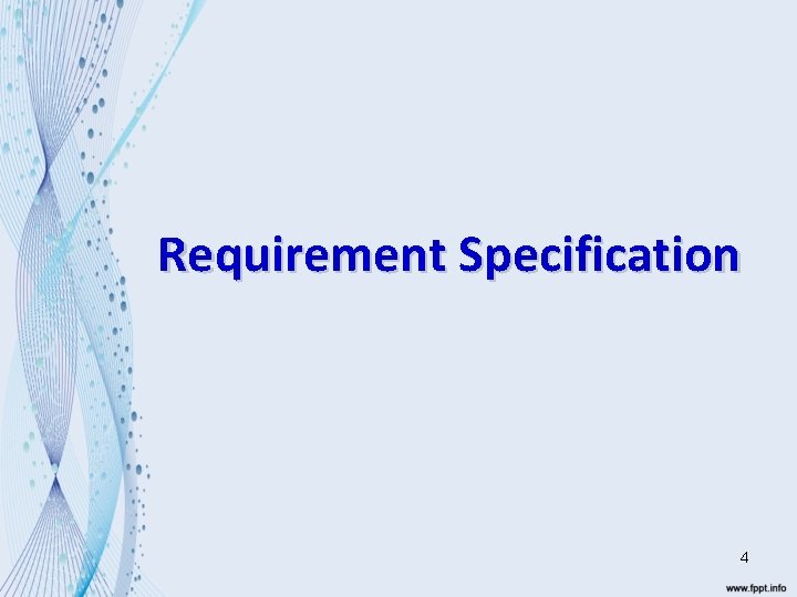 Requirement Specification 4 