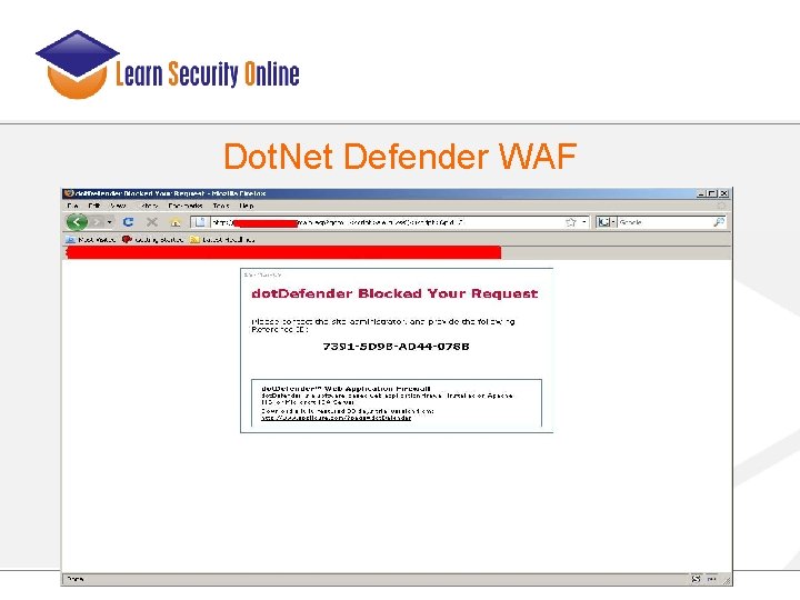 Dot. Net Defender WAF 