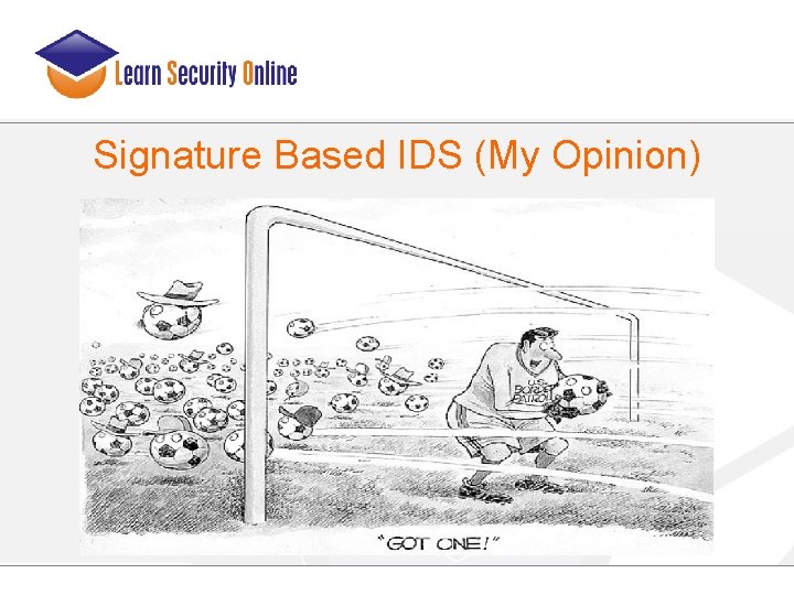Signature Based IDS (My Opinion) 