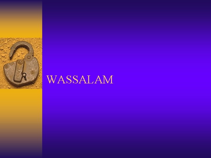  WASSALAM 