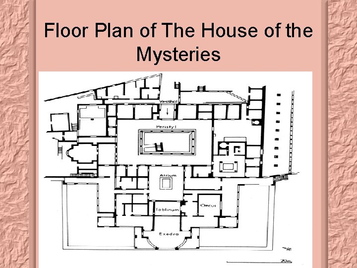 Floor Plan of The House of the Mysteries 