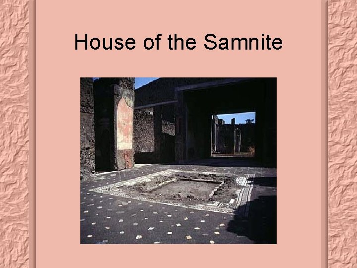 House of the Samnite 