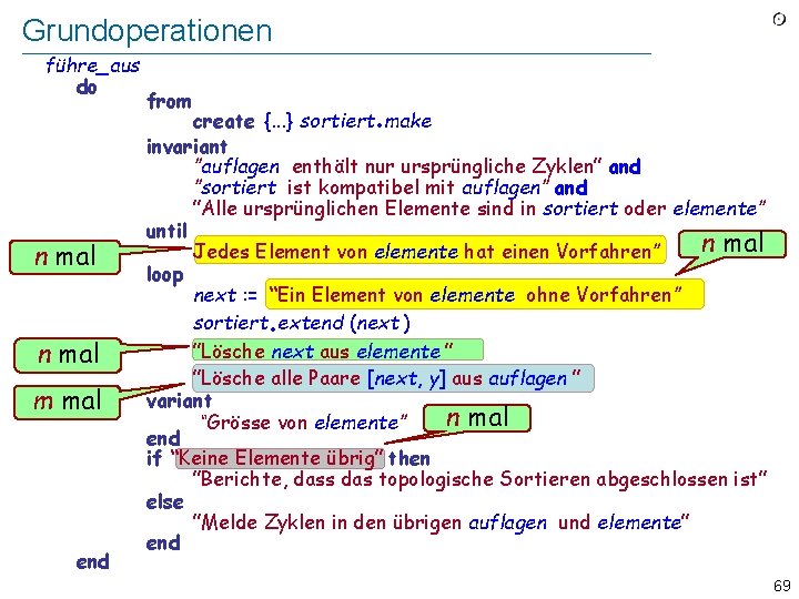 Grundoperationen führe_aus do n mal m mal end from . create {. . .