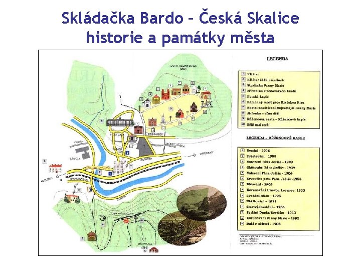 Skládačka Bardo – Česká Skalice historie a památky města 