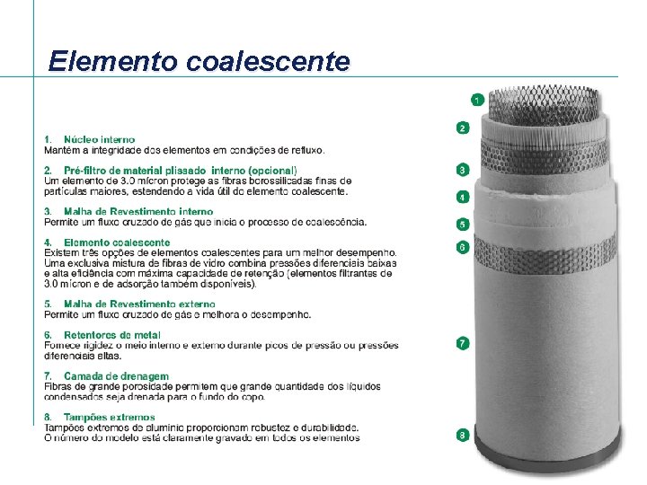 Elemento coalescente 