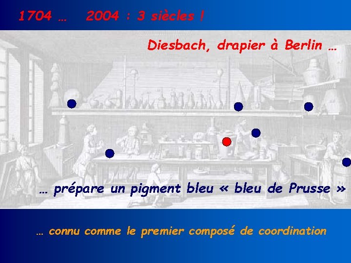 1704 … 2004 : 3 siècles ! Diesbach, drapier à Berlin … … prépare