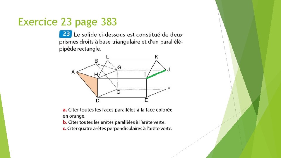 Exercice 23 page 383 