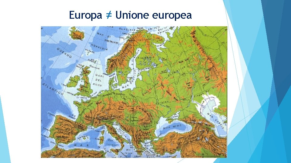 Europa ≠ Unione europea 