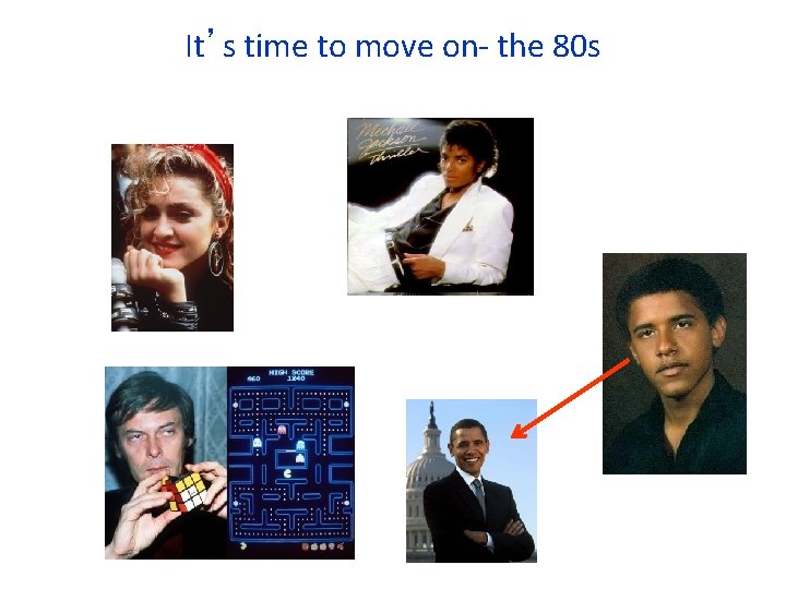 It’s time to move on- the 80 s 