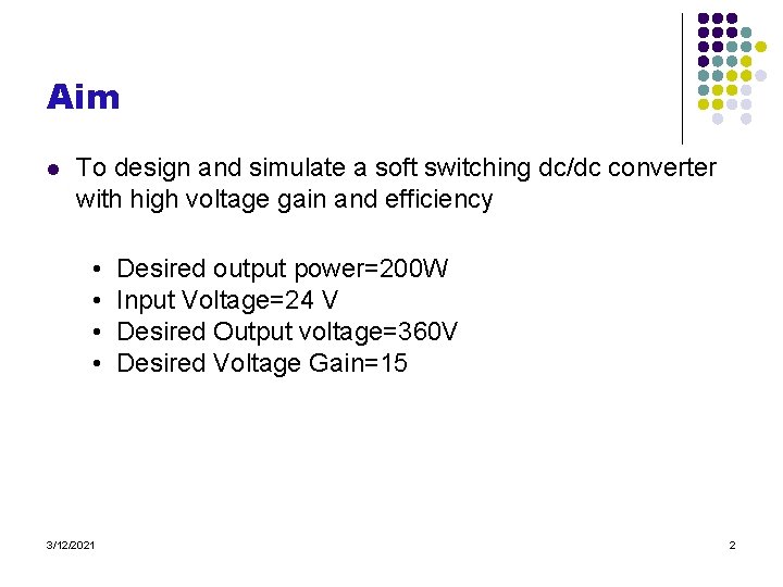 Design And Simulation Of A Softswitching DCDC Converter