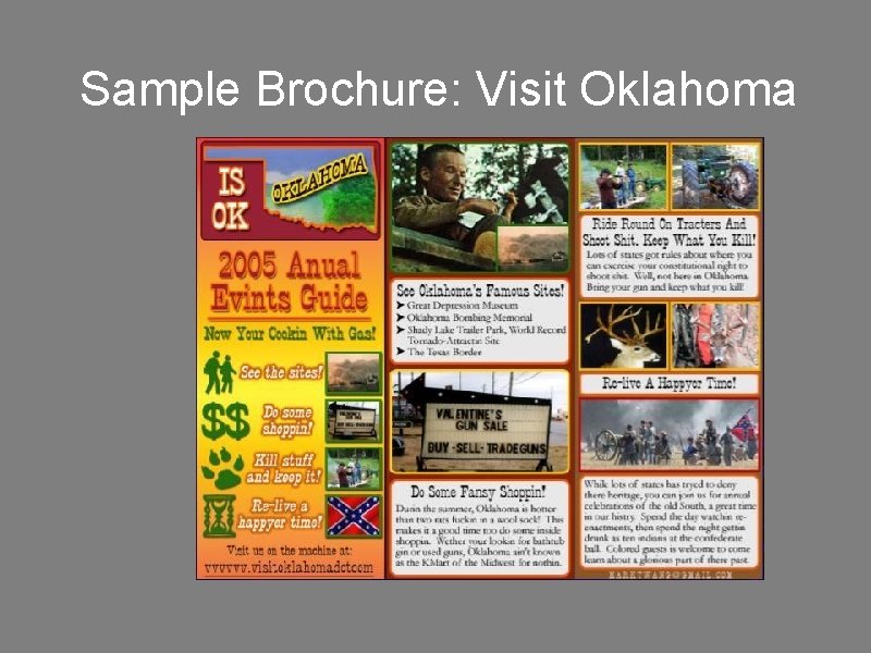 Sample Brochure: Visit Oklahoma 