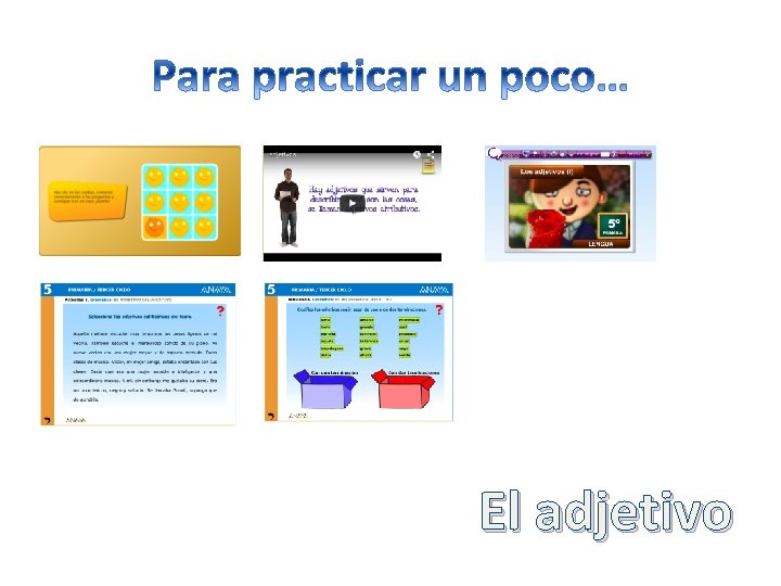 El adjetivo 