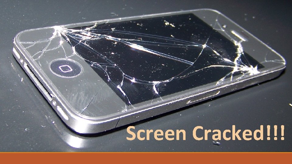 Screen Cracked!!! Finger Marks!!!! 