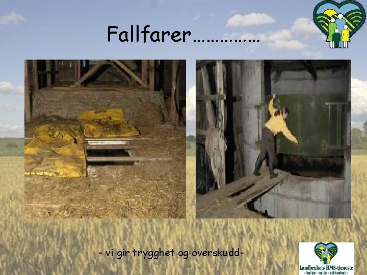 Fallfarer…………… - vi gir trygghet og overskudd- 