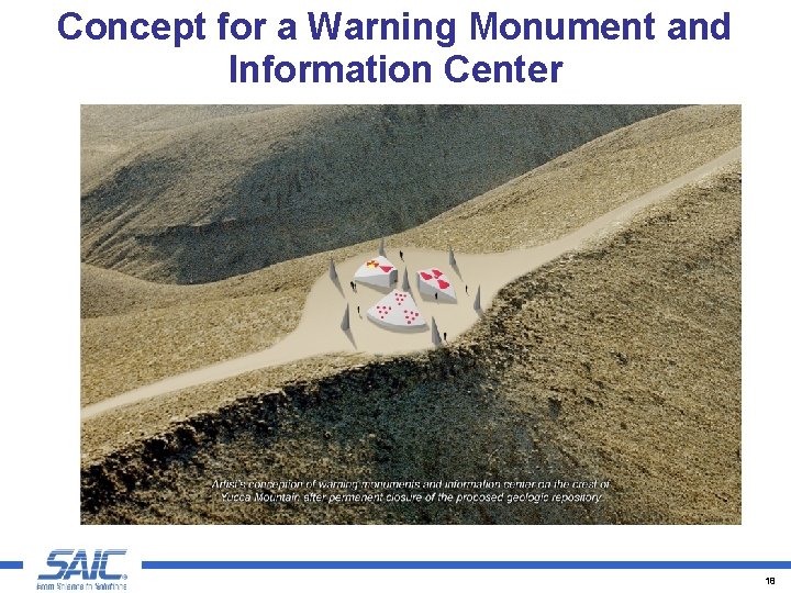 Concept for a Warning Monument and Information Center 18 