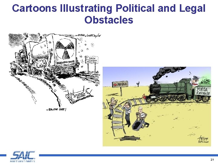 Cartoons Illustrating Political and Legal Obstacles 21 