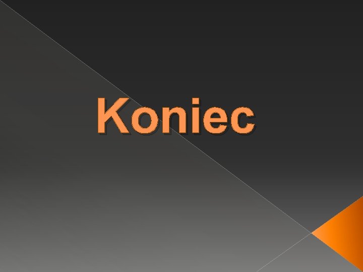 Koniec 