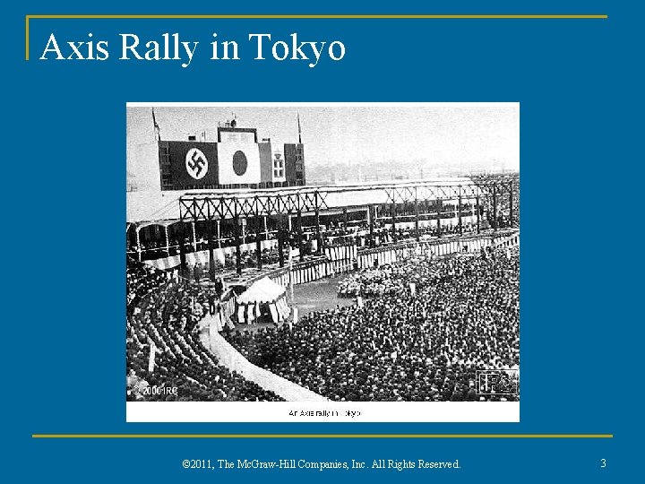 Axis Rally in Tokyo © 2011, The Mc. Graw-Hill Companies, Inc. All Rights Reserved.
