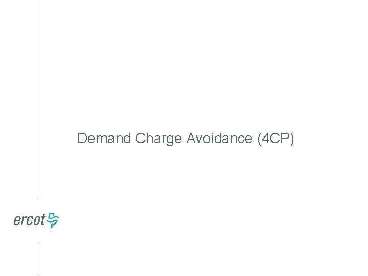 Demand Charge Avoidance (4 CP) 