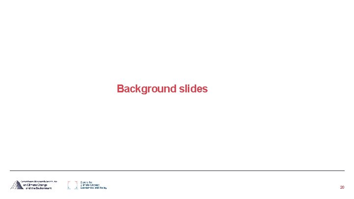 Background slides 20 