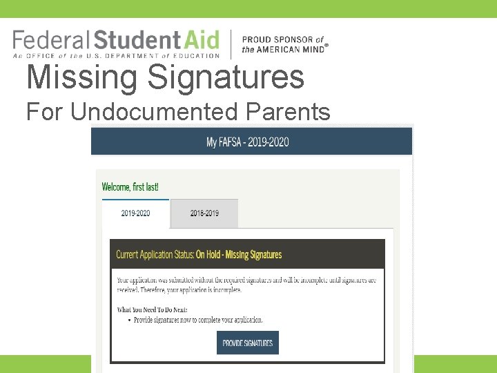Missing Signatures For Undocumented Parents 