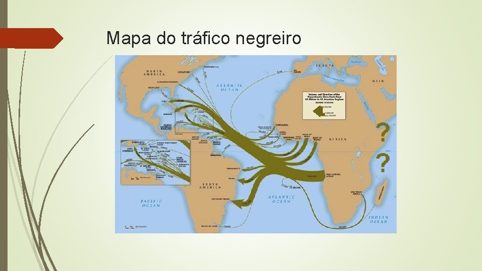Mapa do tráfico negreiro 