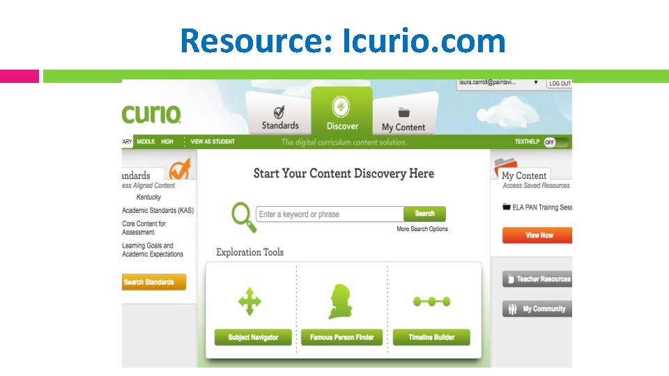 Resource: Icurio. com 