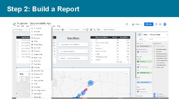 Step 2: Build a Report 