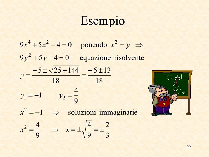 Esempio 23 Esempio 23