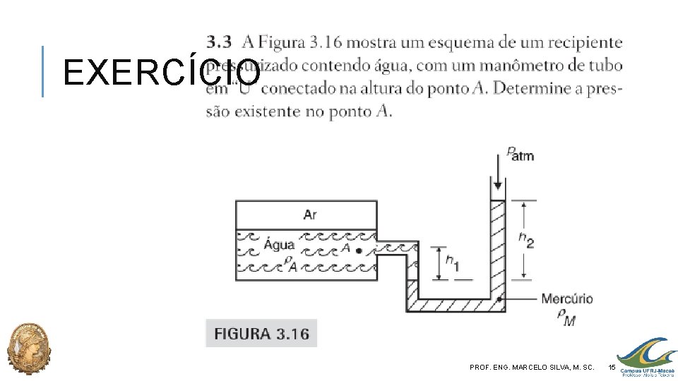 EXERCÍCIO PROF. ENG. MARCELO SILVA, M. SC. 15 