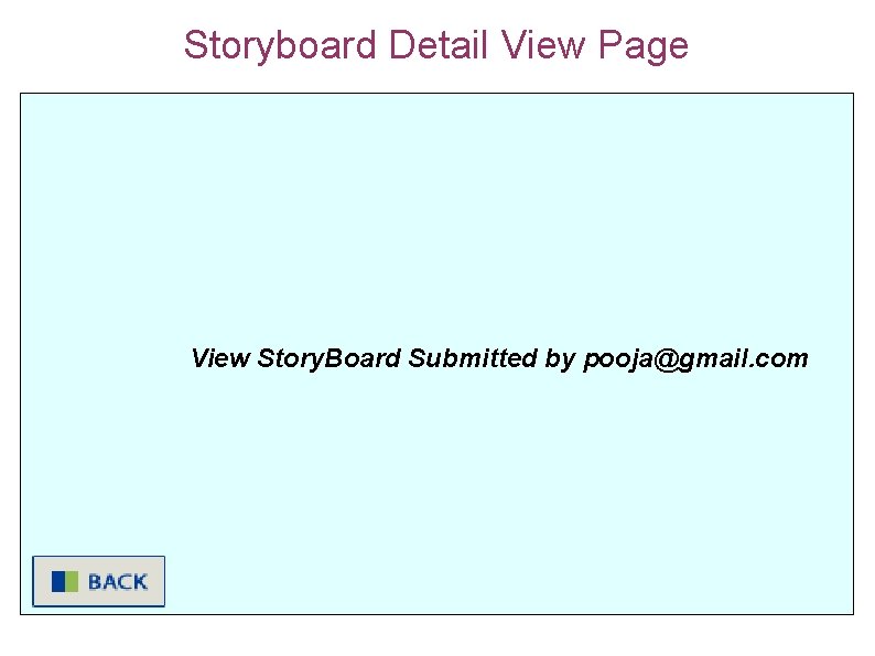 Storyboard Detail View Page View Story. Board Submitted by pooja@gmail. com 