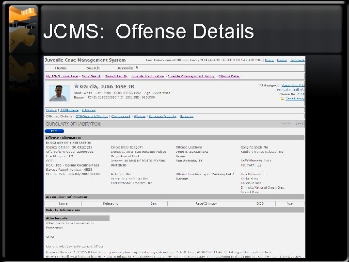 JCMS: Offense Details 