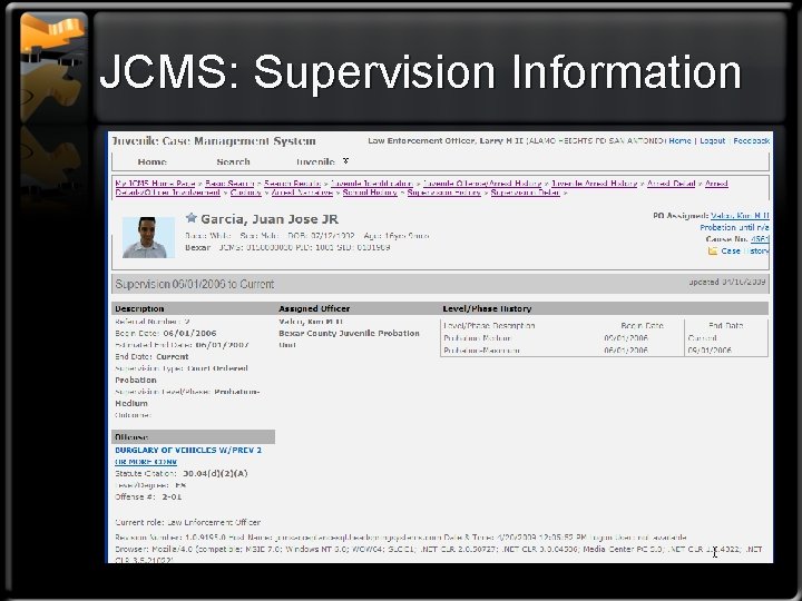 JCMS: Supervision Information 