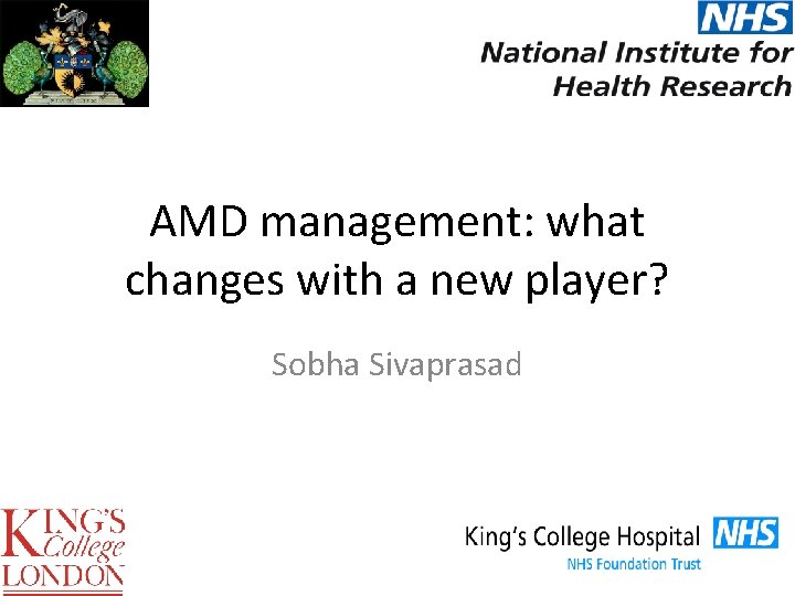 AMD management: what changes with a new player? Sobha Sivaprasad 