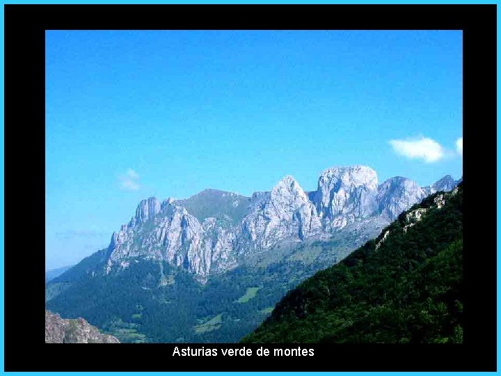 Asturias verde de montes 