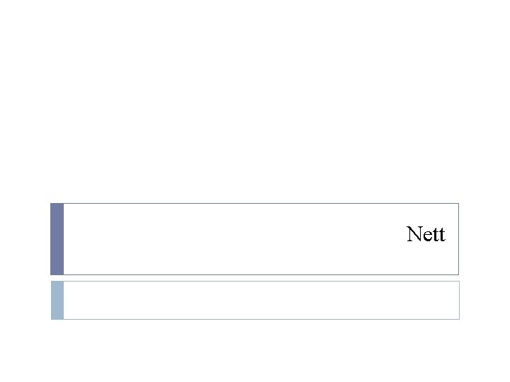 Nett 
