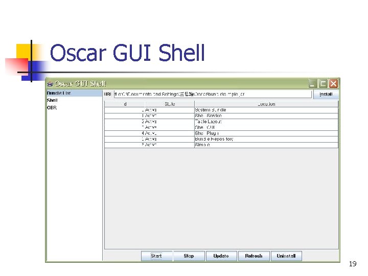 Oscar GUI Shell 19 