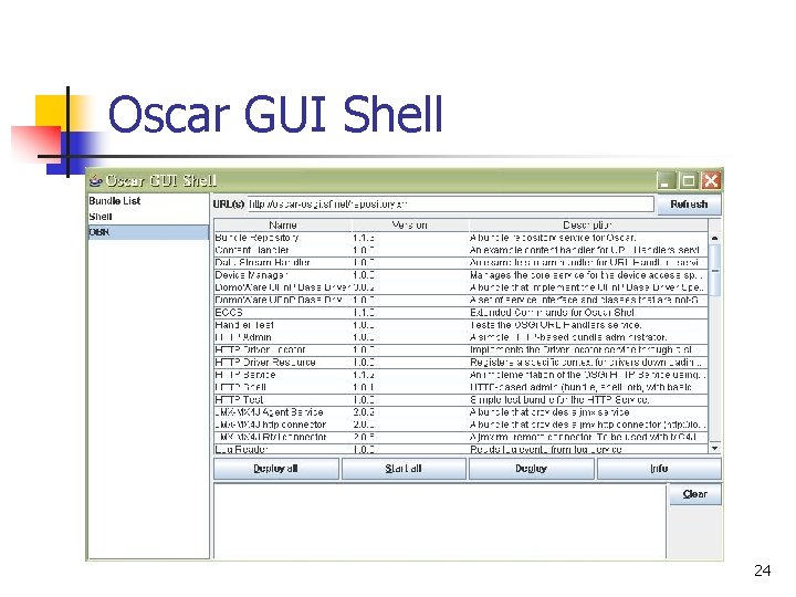 Oscar GUI Shell 24 