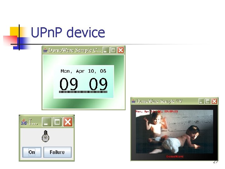 UPn. P device 27 