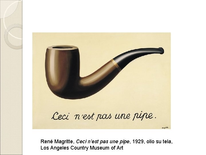 René Magritte, Ceci n’est pas une pipe, 1929, olio su tela, Los Angeles Country