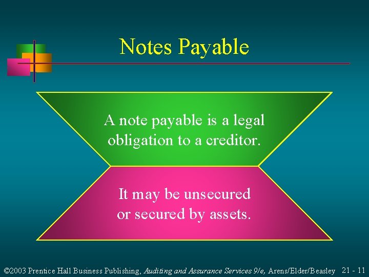 Notes Payable A note payable is a legal obligation to a creditor. It may Notes Payable A note payable is a legal obligation to a creditor. It may
