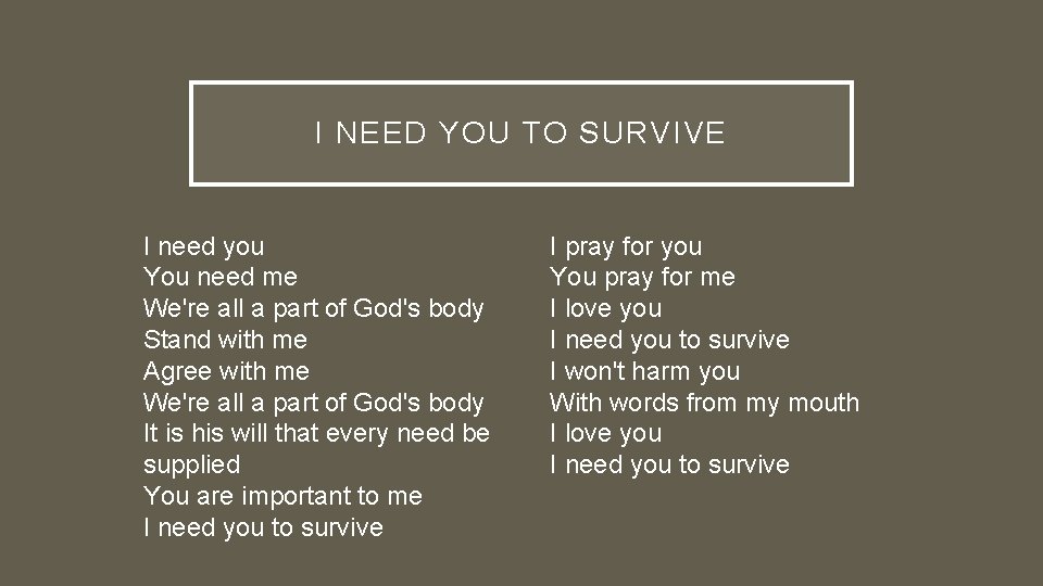 I Servant The Commission Conditions Commitment Consummation December