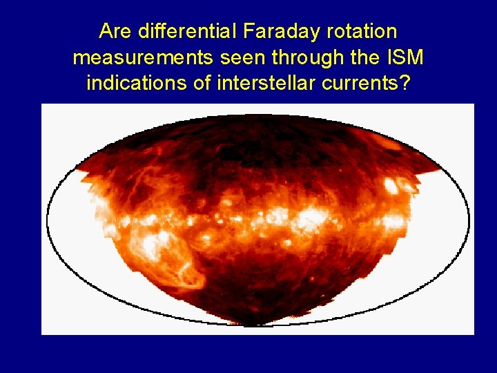 Are differential Faraday rotation measurements seen through the ISM indications of interstellar currents? 